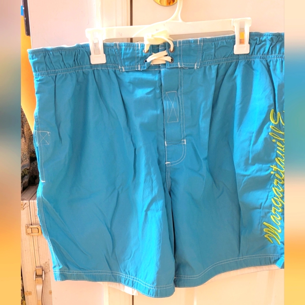 Margaritaville mens embroidered swimsuit xxl
